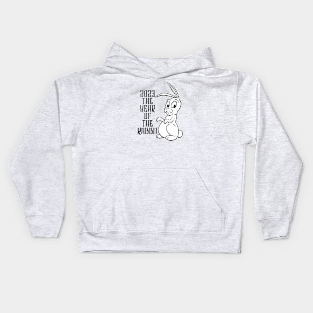 2023 Year of the Rabbit Kids Hoodie by Generic Mascots